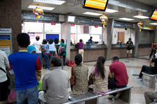 International train ticket counter at KL Sentral International train ticket counter at KL Sentral