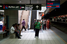 Train platform at KL Sentral Train platform at KL Sentral