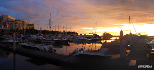 Kota Kinabalu sunset - Click to enlarge Kota Kinabalu sunset
