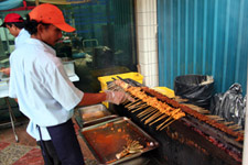 Satay street vendor Satay street vendor