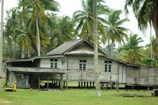 Typical local house in Kuala Terengganu area Typical local house in Kuala Terengganu area