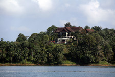Lake Kenyir resort from afar