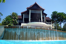 From pool Lake Kenyir Resort
