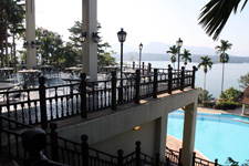 View during breakfast at Lake Kenyir Resort