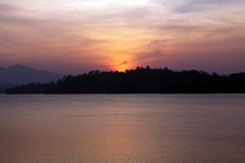 Amazing sunset at Lake Kenyir