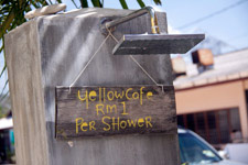 Beach shower Pantai Cenang Beach shower Pantai Cenang