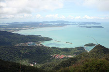 View from the highest point of Langkawi