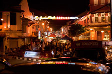 Malacca Jonker Street by night Malacca Jonker Street by night