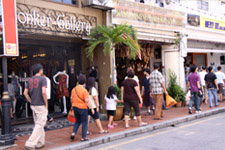 Malacca; small shops along Jonker Street Malacca; small shops along Jonker Street