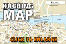 Map Kuching - Click to enlarge Map Kuching