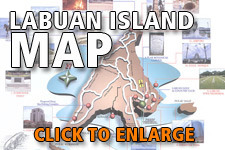 Map Labuan Island - Click to enlarge Map Labuan Island