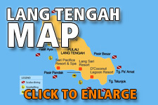 Map Lang Tengah Island - Click to enlarge Map Lang Tengah Island
