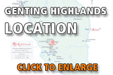 Map location Genting Highlands