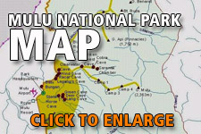 Map Mulu National Park - Click to enlarge Map Mulu National Park