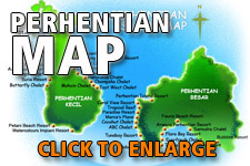Map Perhentian Island - Click to enlarge Map Perhentian Island
