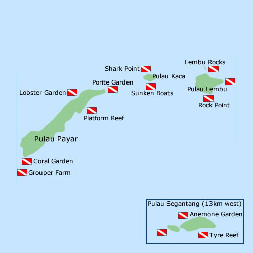 pulau payar map