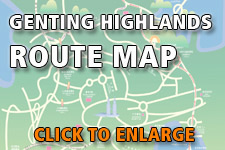 Map route to Genting Highlands