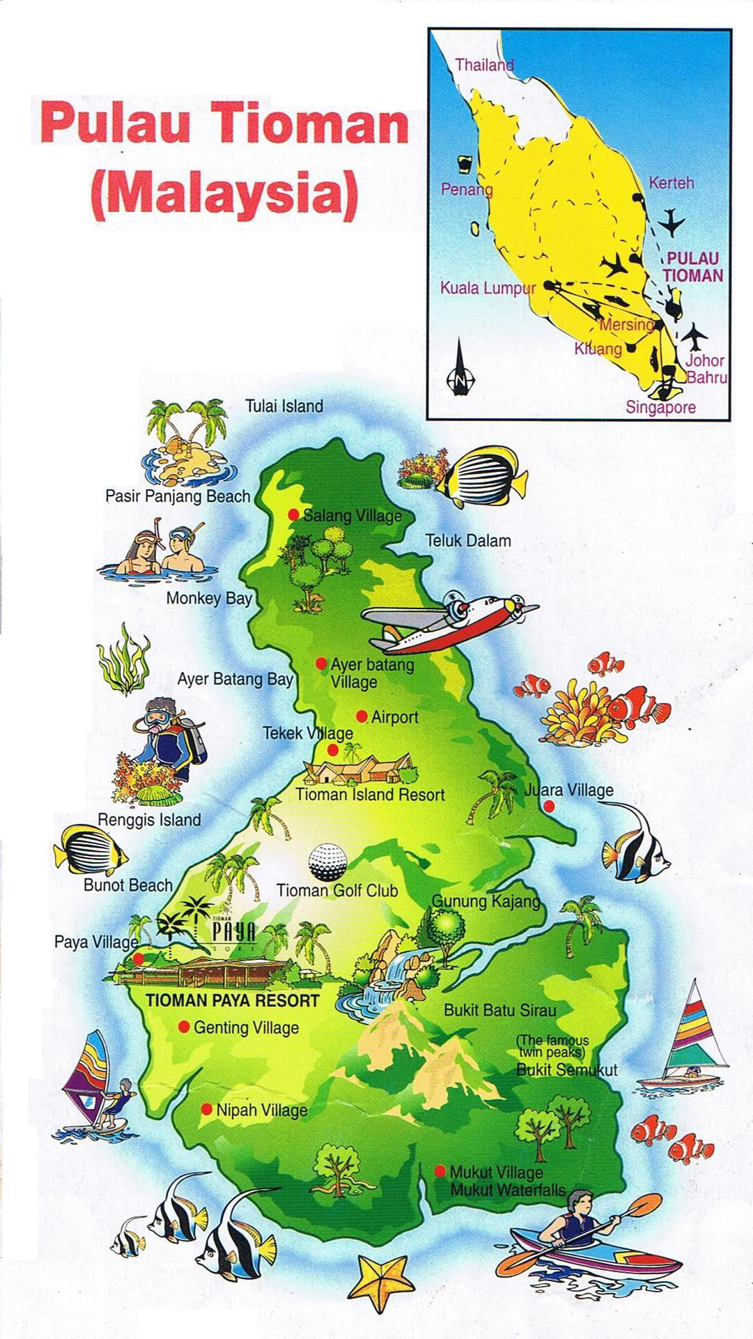 Mabul Island Map