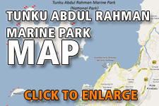 Map Tunku Abdul Rahman National Park - Click to enlarge Map Tunku Abdul Rahman National Park