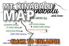 Map Mount Kinabalu Summit Trail - Click to enlarge Map Mount Kinabalu Summit Trail