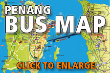 Map Busses Penang - Click here to enlarge Map Busses Penang