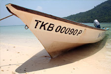 Boat Watercolours at the beach