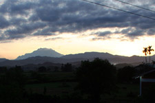 View on Mount Kinabalu in Sabah View on Mount Kinabalu in Sabah