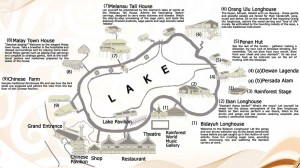 map sarawak cultural village big