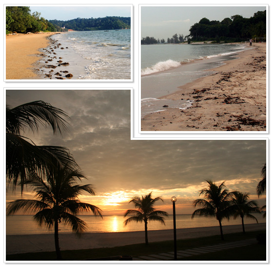 Beaches at Port Dickson nearby Kuala Lumpur, Malaysia