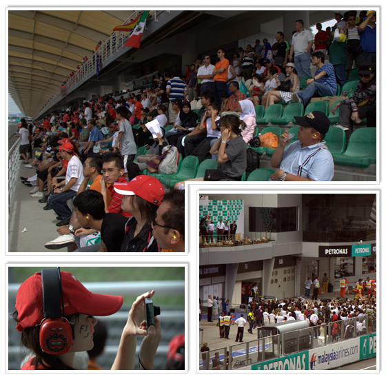 Formula 1 race at Sepang circuit in Malaysia