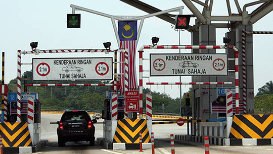 Toll road in Malaysia 2