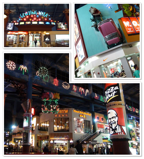 Shopping plaza at Genting Highlands