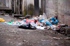 Garbage in the Changkat Bukit Bintang area