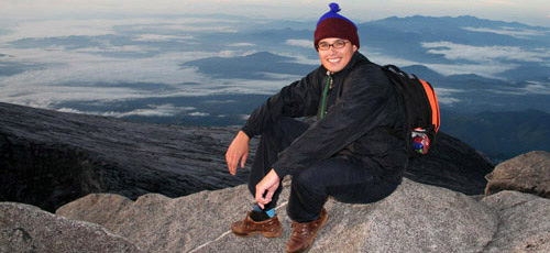 Ilya Houben summit Mount Kinabalu