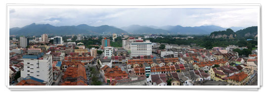 Ipoh view over the city