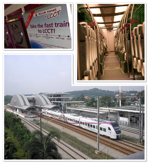 KLIA Express train between airport and Kuala Lumpur 2