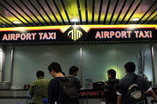 Airport Limi taxi counter at KLIA