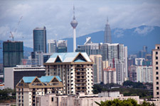 Kuala Lumpur skyline from Kerinchi Kuala Lumpur skyline from Kerinchi