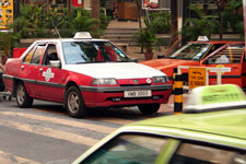 Taxi in Kuala Lumpur city center