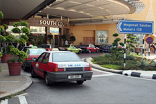 Taxi line at Midvalley shopping mall