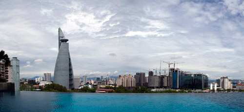 Kuala Lumpur view over the city