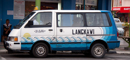 Taxis on Langkawi Island