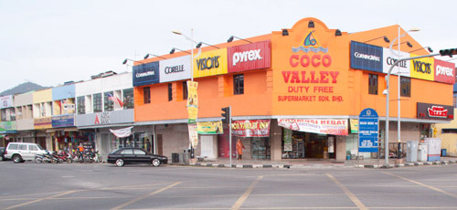 Shops at Kuah city center Langkawi 2