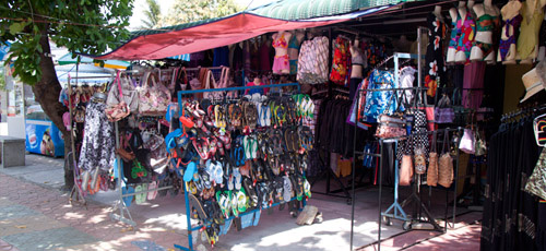 Small shops at Pantai Cenang Langkawi 2