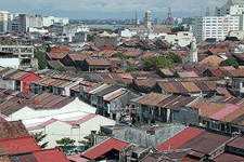 Rooftops of Georgetown houses