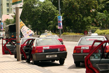 Taxis in Georgetown Penang