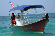 Water taxi at Perhentian Island