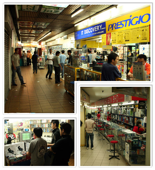 Many small shops at Plaza IMBI