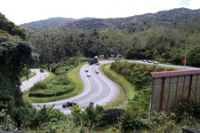 Road to Cameron Highlands in Malaysia