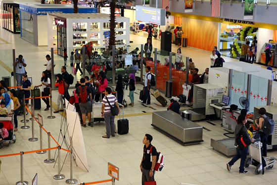 Subang Airport check luggage